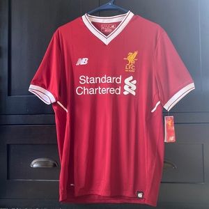 Liverpool home jersey, 2017 season. New Balance US medium